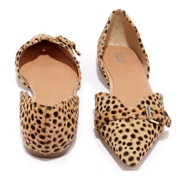 Dr. Scholl's Shoes - Dr. Scholl’s Tivoli Leopard Pony Fur Pointed Flats